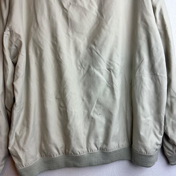 Vintage Dunbrooke Valley View Casino Golf Pullover XL Tan Windbreaker Dad Core - Picture 11 of 13